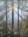 Herbststimmung im Wald (80x100)cm